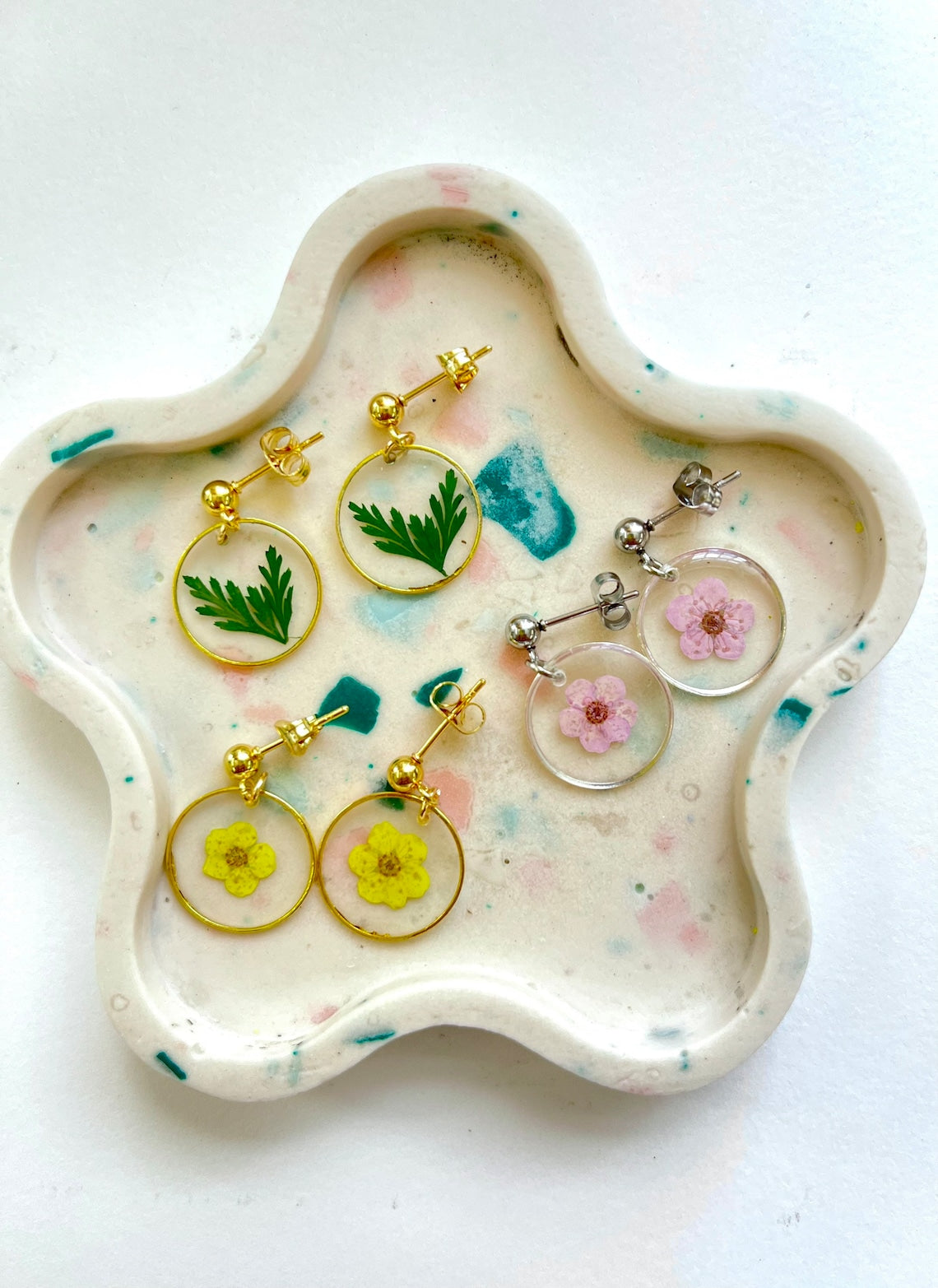 Pressed Flower Earrings image 8