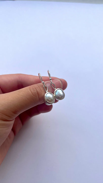 Keshi Pearl Earrings image 0