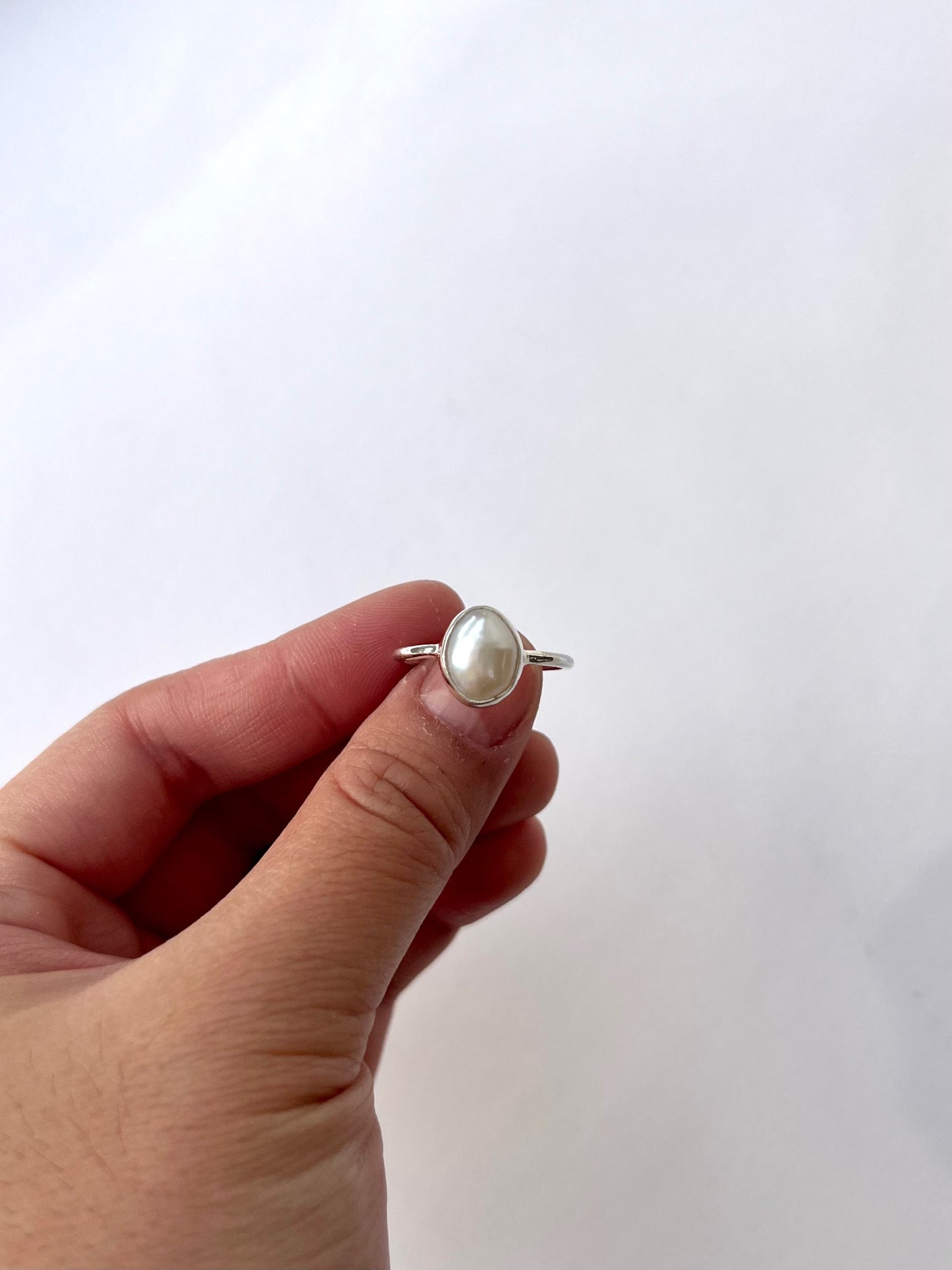 Keshi Pearl Ring image 4