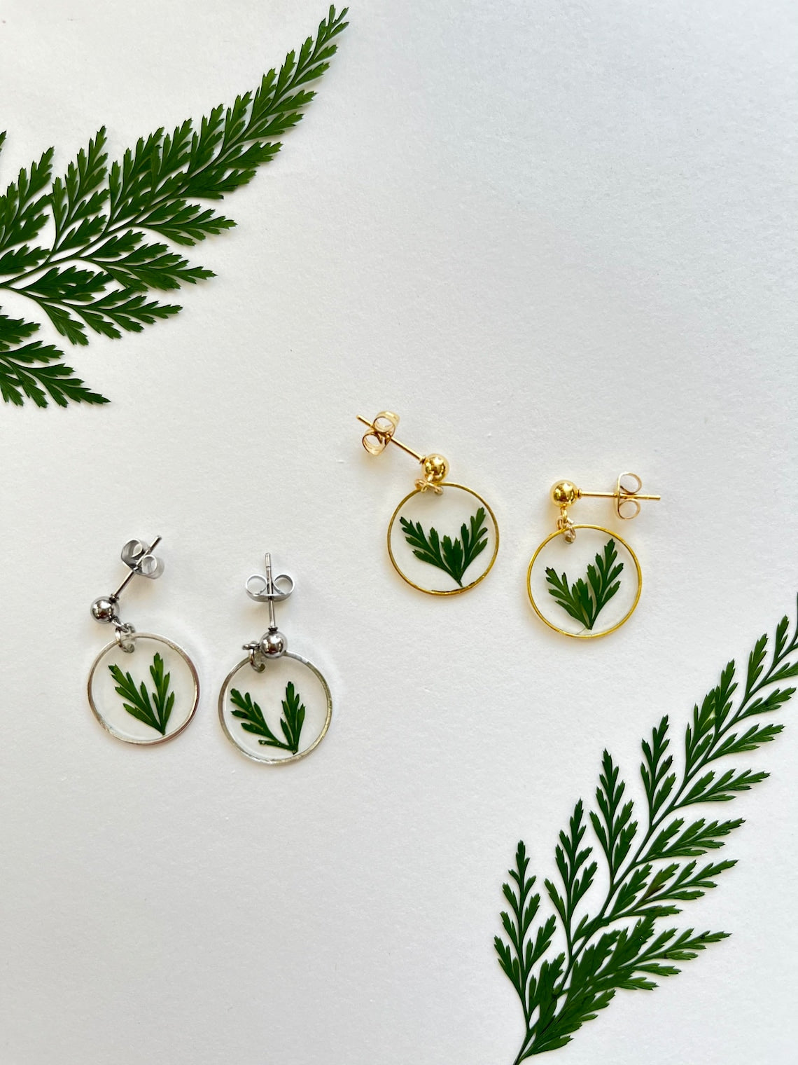 Pressed Flower Earrings image 1