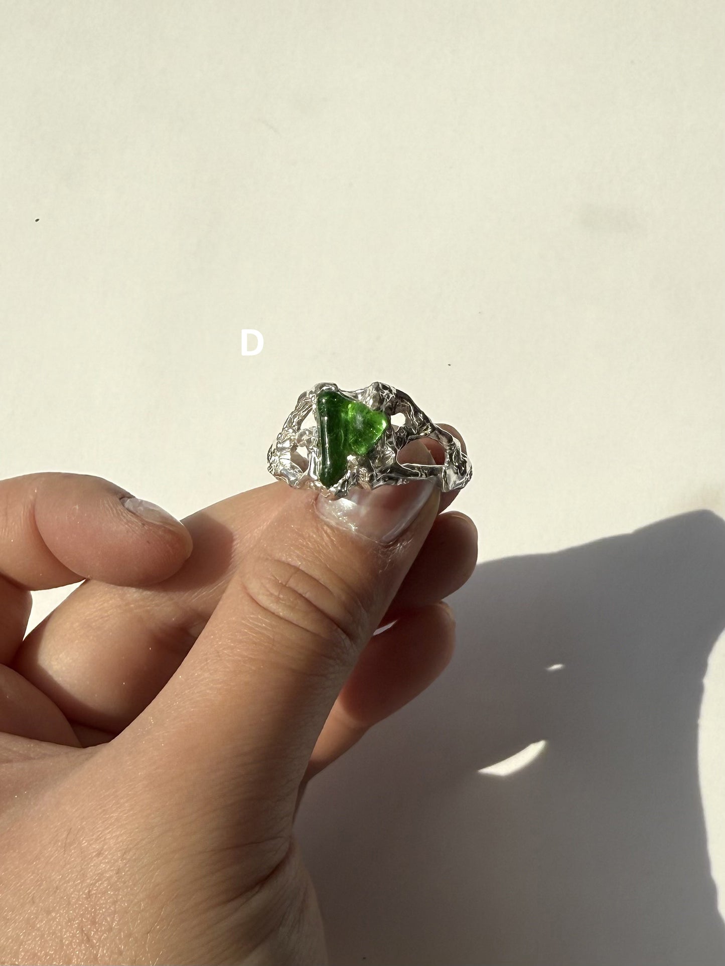 Seaglass Molten Ring image 5