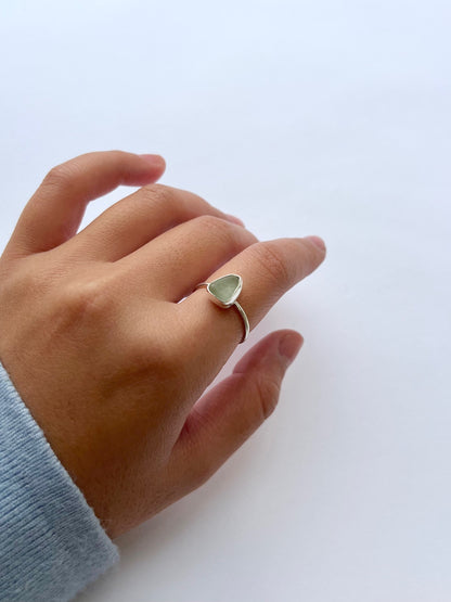 Dainty Seaglass Ring image 0