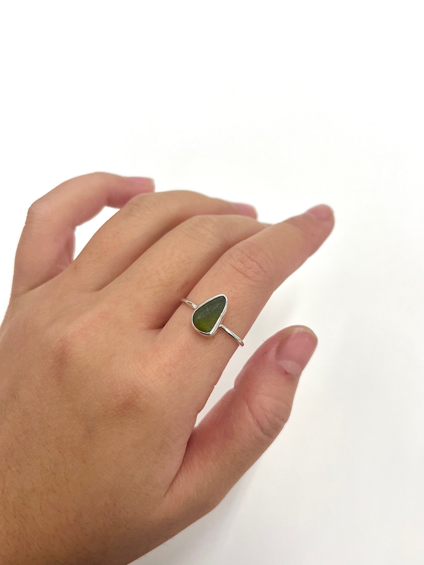 Dainty Seaglass Ring image 4