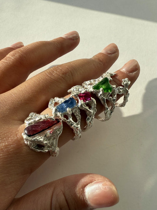 Seaglass Molten Ring image 0