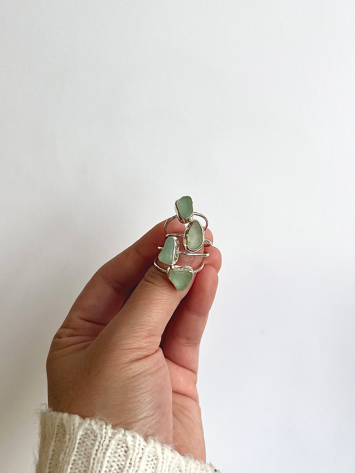 Dainty Seaglass Ring image 3