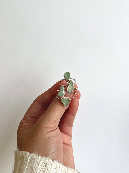 Dainty Seaglass Ring image 3