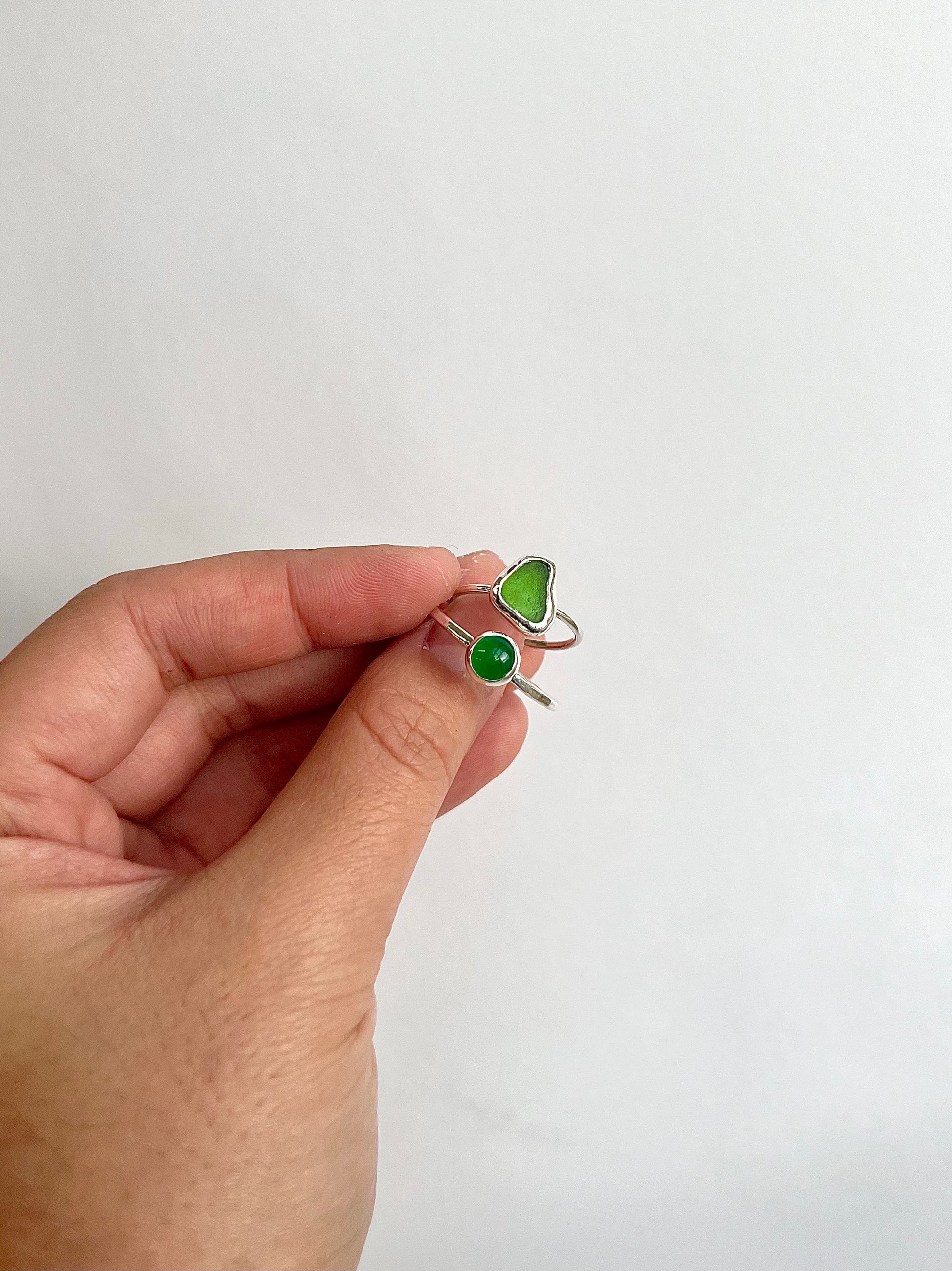 Dainty Seaglass Ring image 5