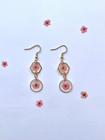 Double Plum Blossom Earrings image 0