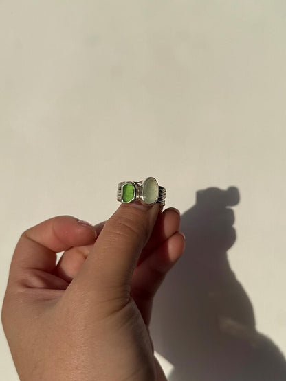 Multi-Band Seaglass Ring image 4