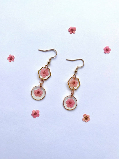 Double Plum Blossom Earrings image 1