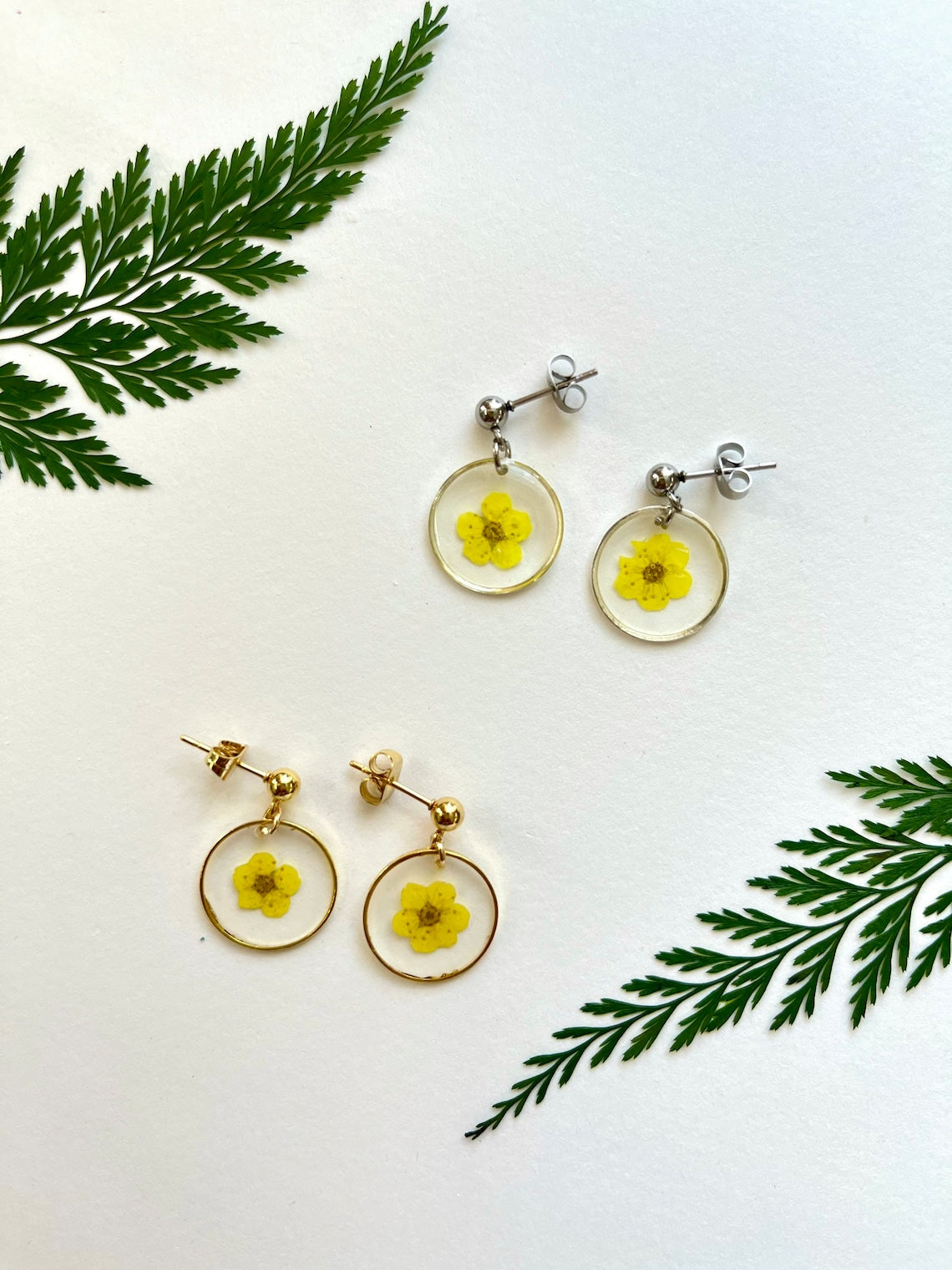 Pressed Flower Earrings image 4