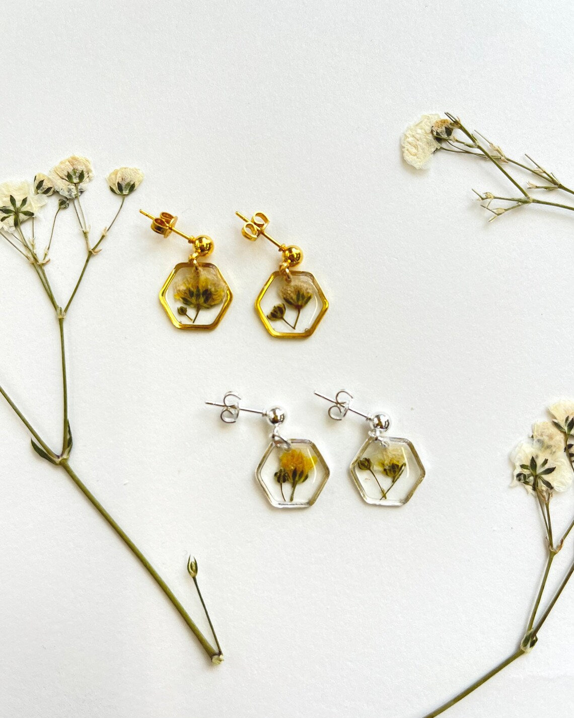 Gypsophila Flower Earrings image 3