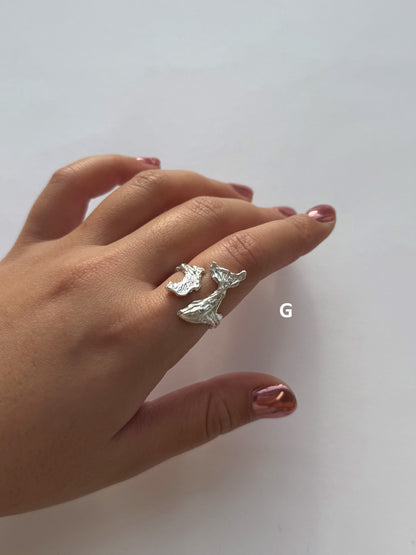 Adjustable Wave Molten Ring image 4