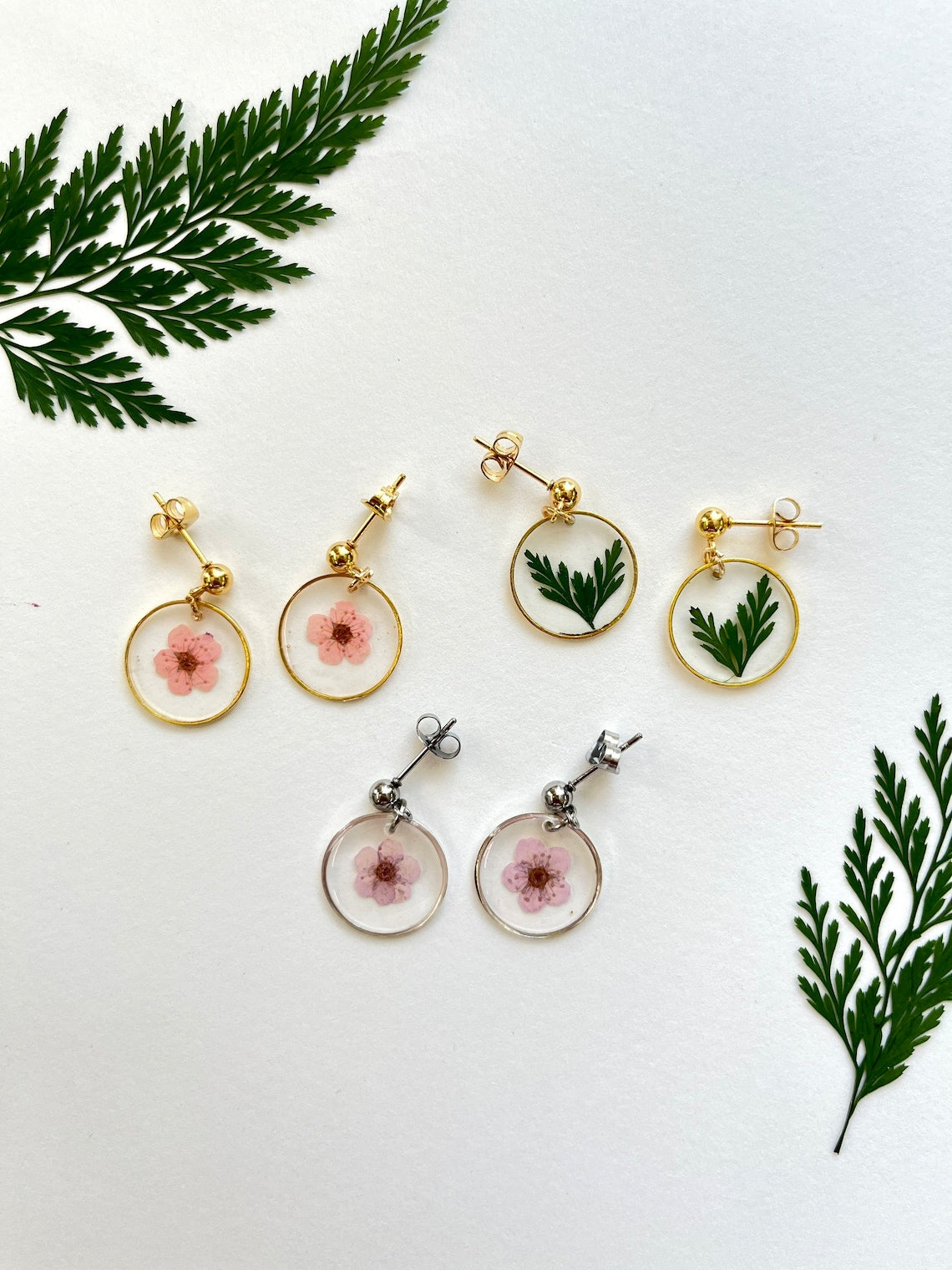 Pressed Flower Earrings image 7