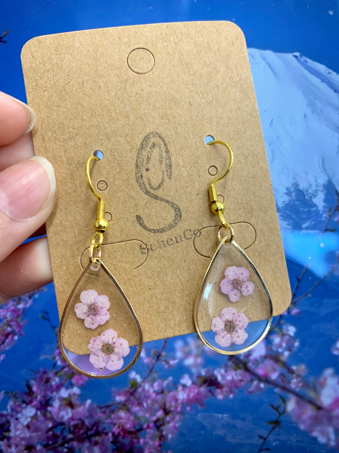 Plum Blossom Earrings image 2