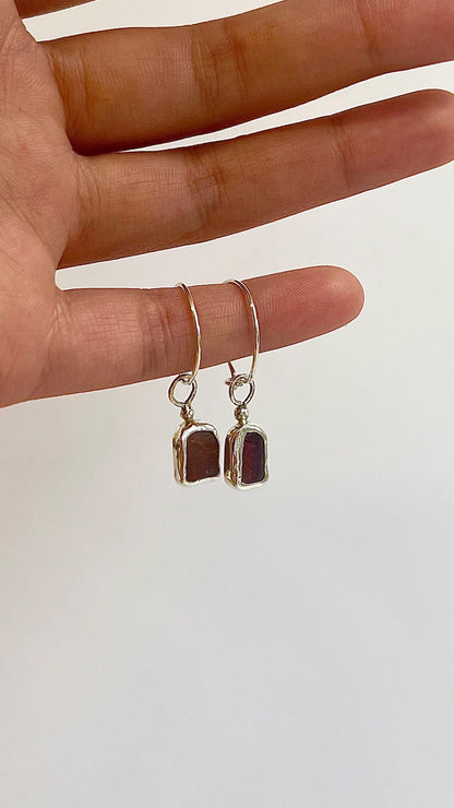 Seaglass Hoop Earrings image 9