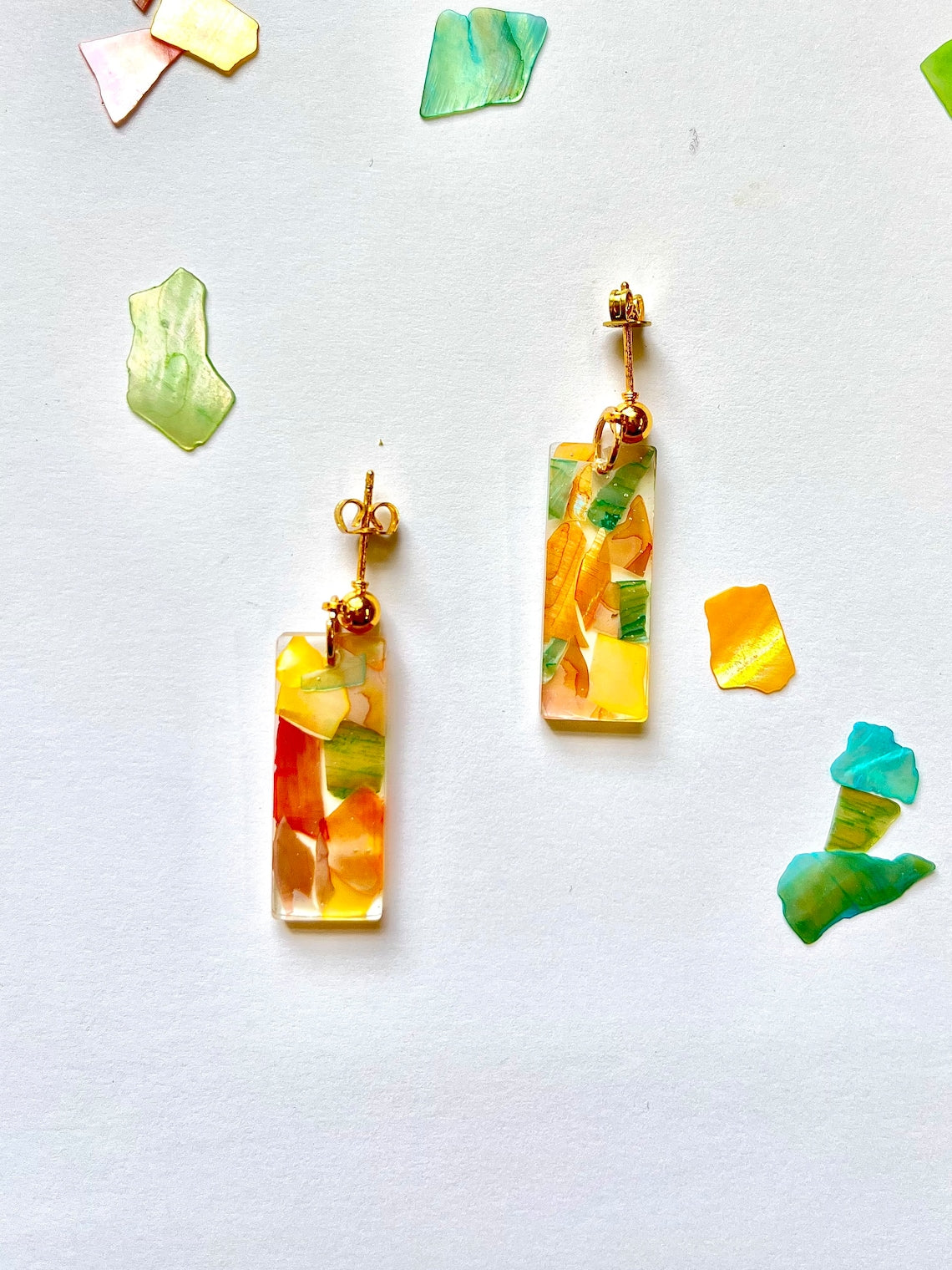 Abalone Shell Earrings image 2