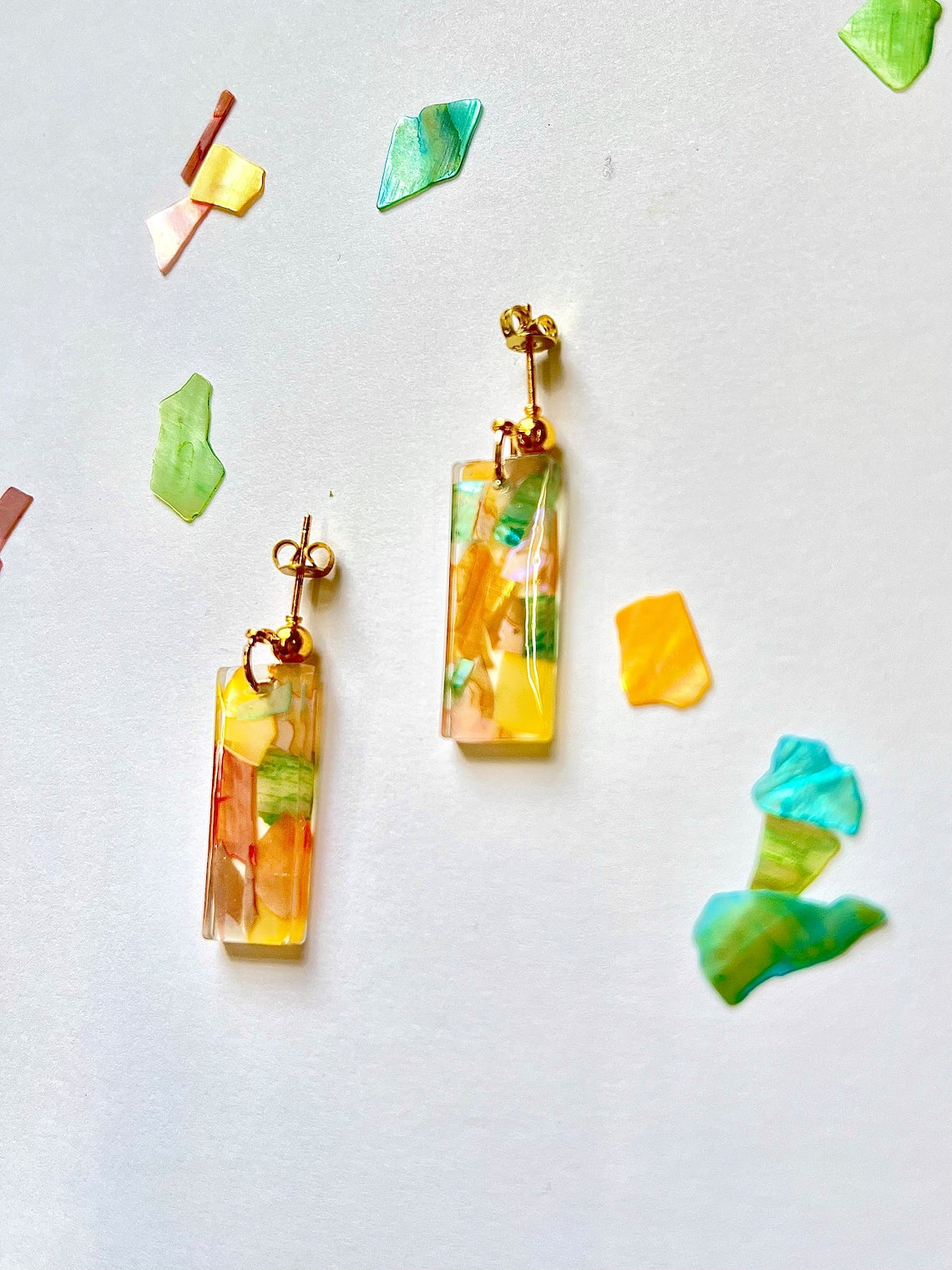 Abalone Shell Earrings image 3