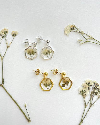 Gypsophila Flower Earrings image 1