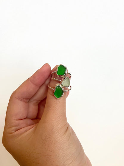 Dainty Seaglass Ring image 1