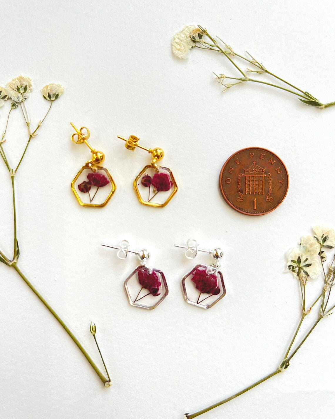 Gypsophila Flower Earrings image 2