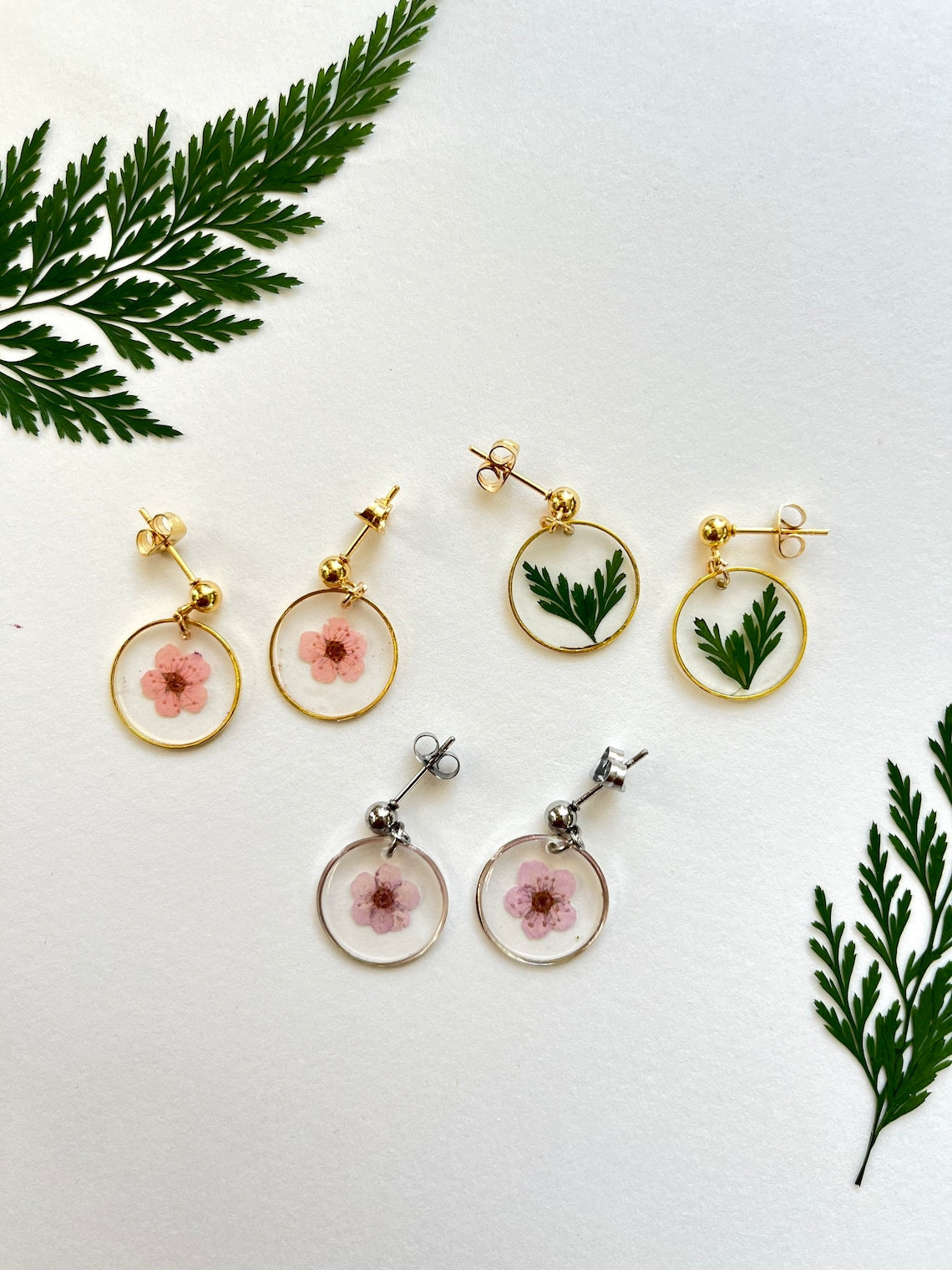 Pressed Flower Earrings image 5