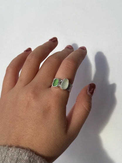 Multi-Band Seaglass Ring image 3