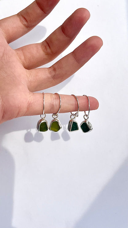 Seaglass Hoop Earrings image 6