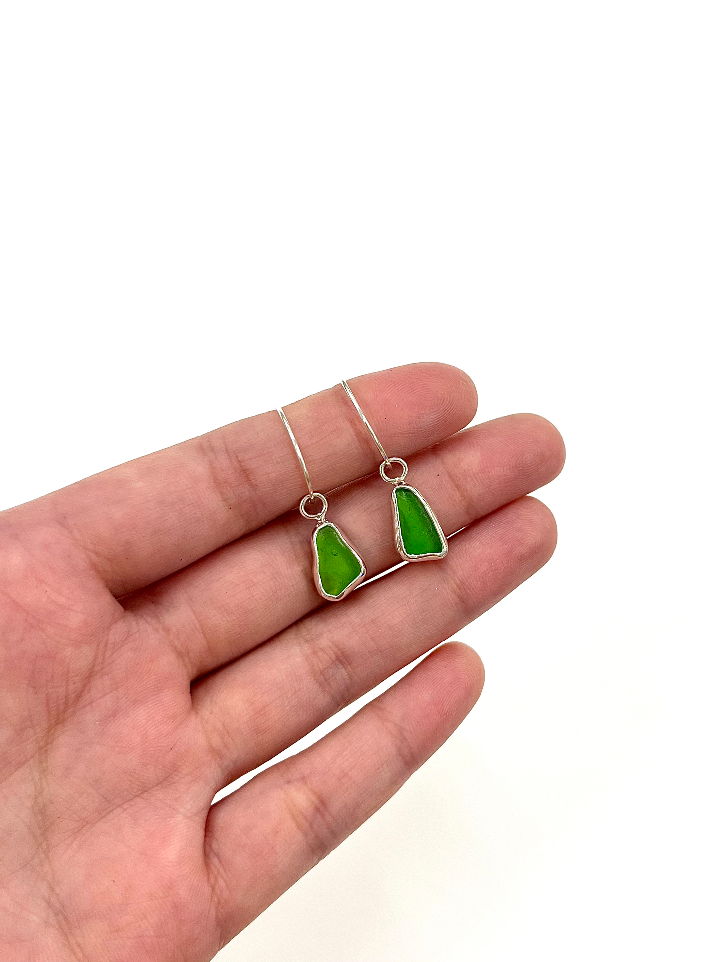 Seaglass Hoop Earrings image 5